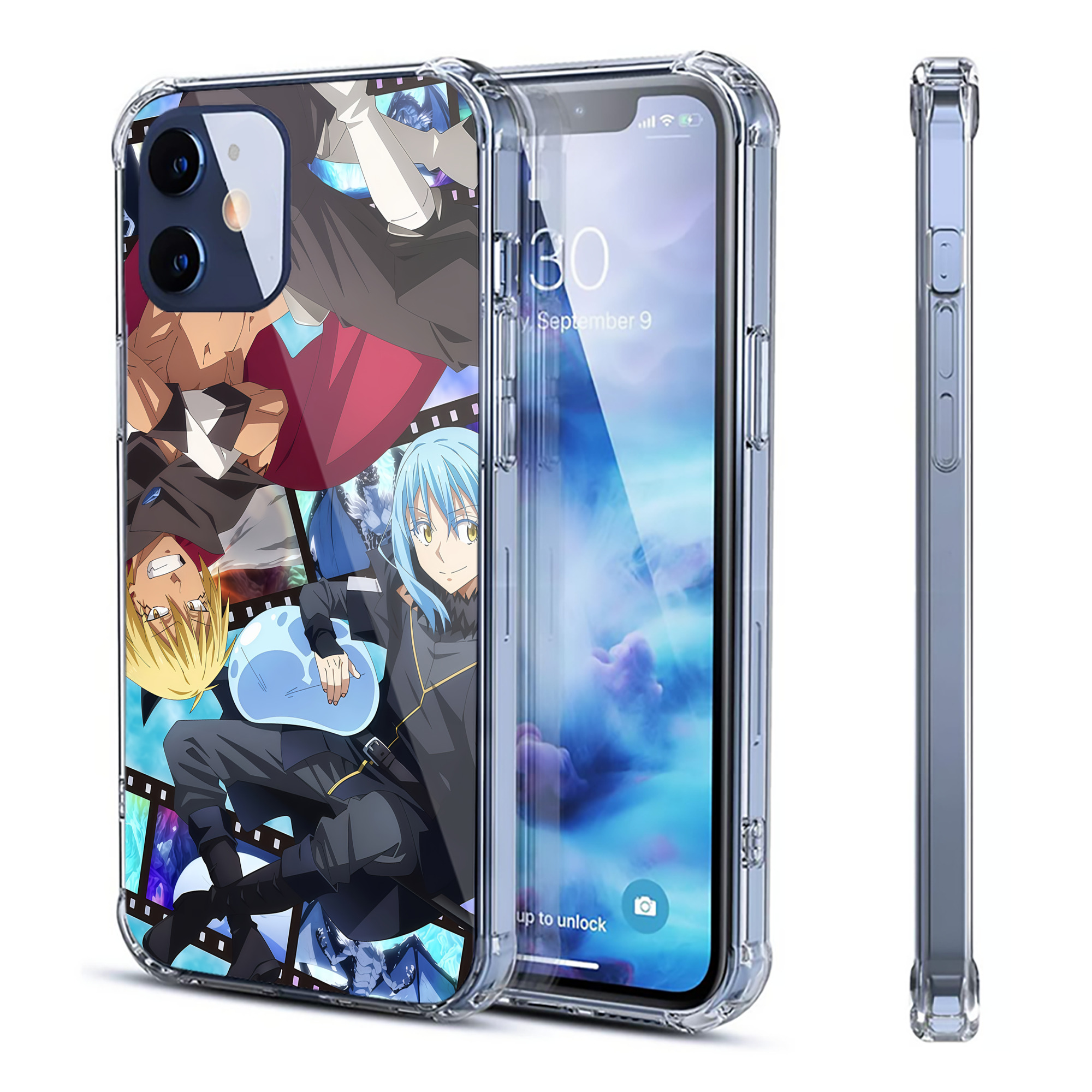 （画像用） 転スラ Regarding Reincarnated to Slime 【iPhone 12シリーズ対応】透明スマホケース（クリアソフトケース）